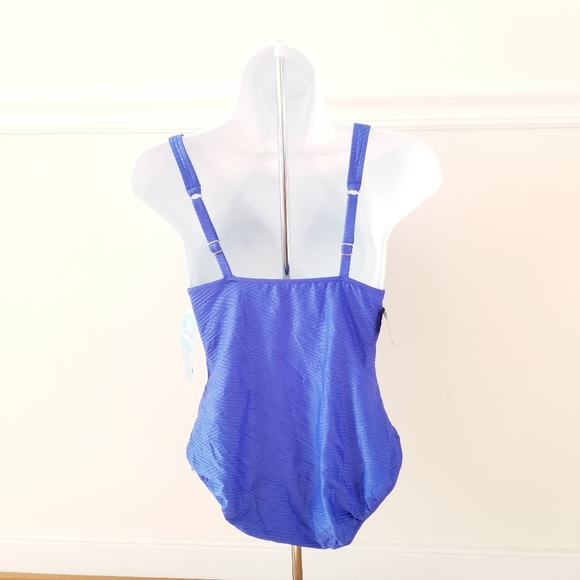 Swim Solutions

Textured Plunge One-Piece Swimsuit - Picture 4 of 8